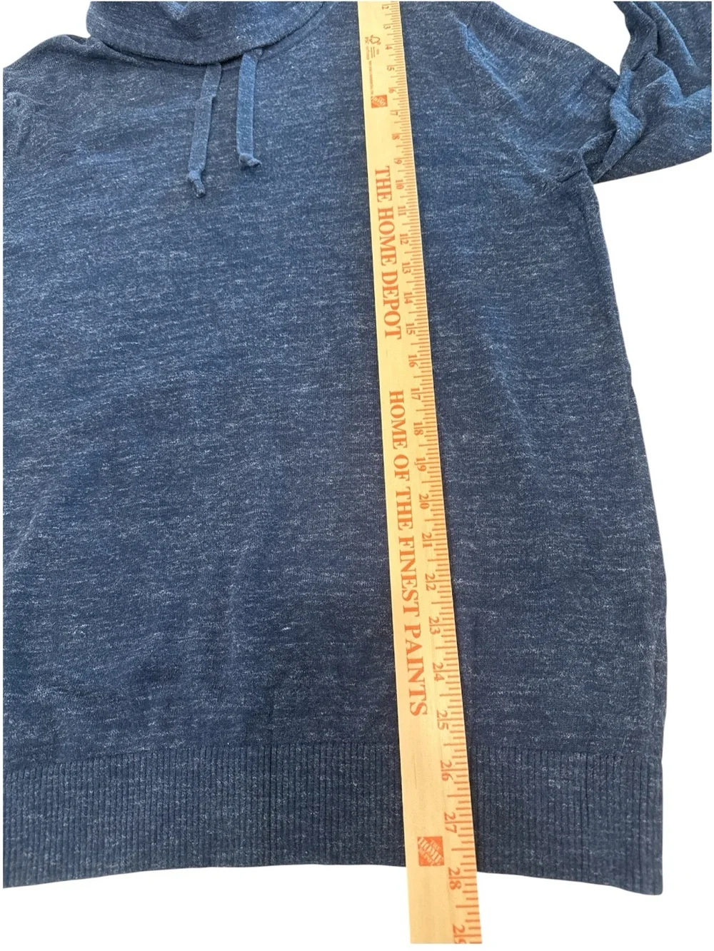 Banana Republic Organic Cotton Heathered Blue Turtleneck Sweater-Men’s Size L